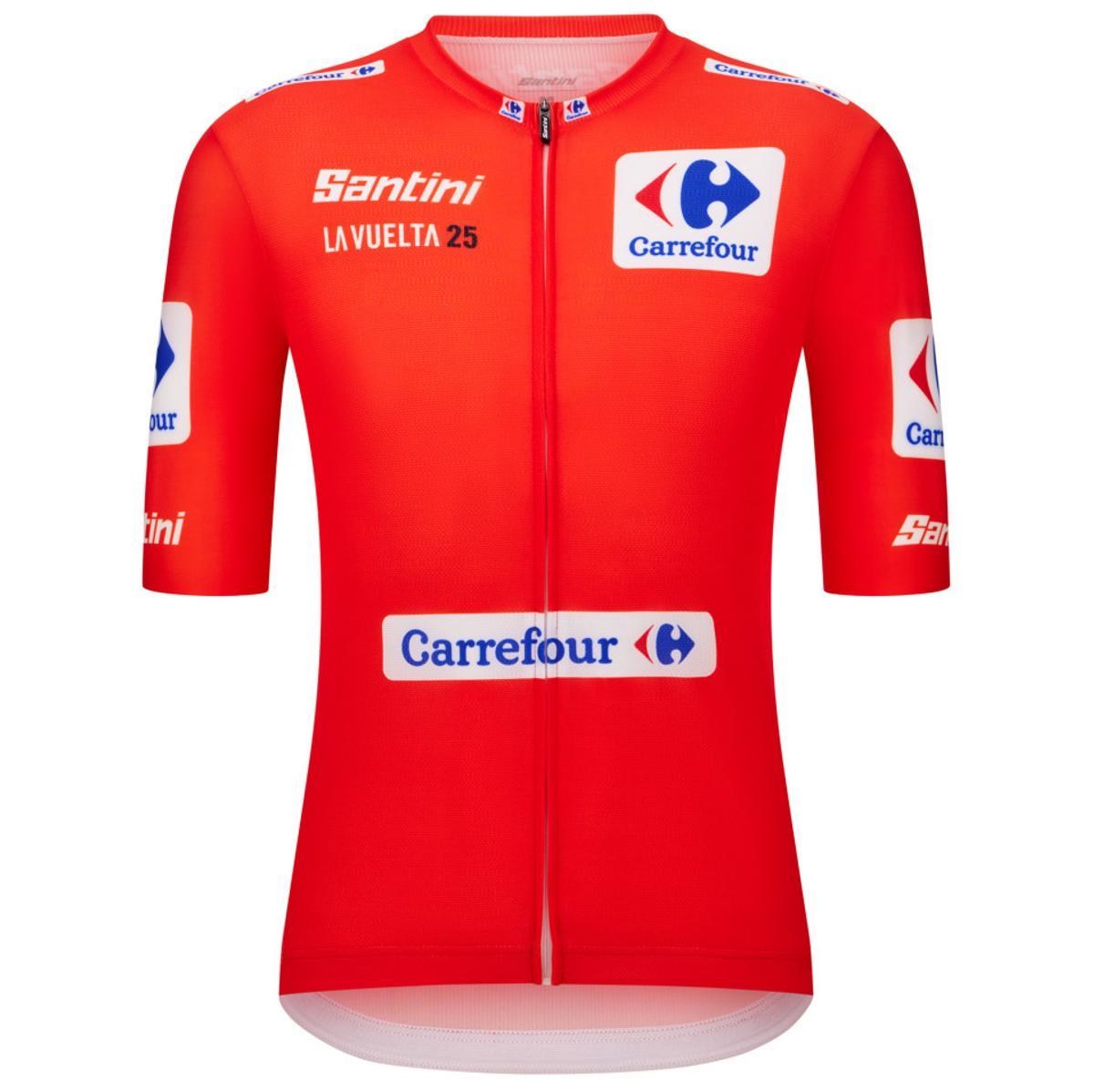 El maillot rojo de líder de la Vuelta