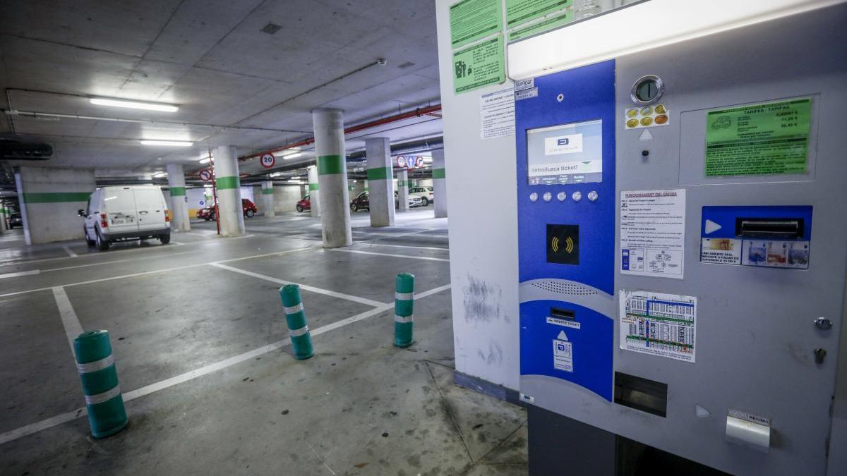 Parken ist teuer in Palma de Mallorca.