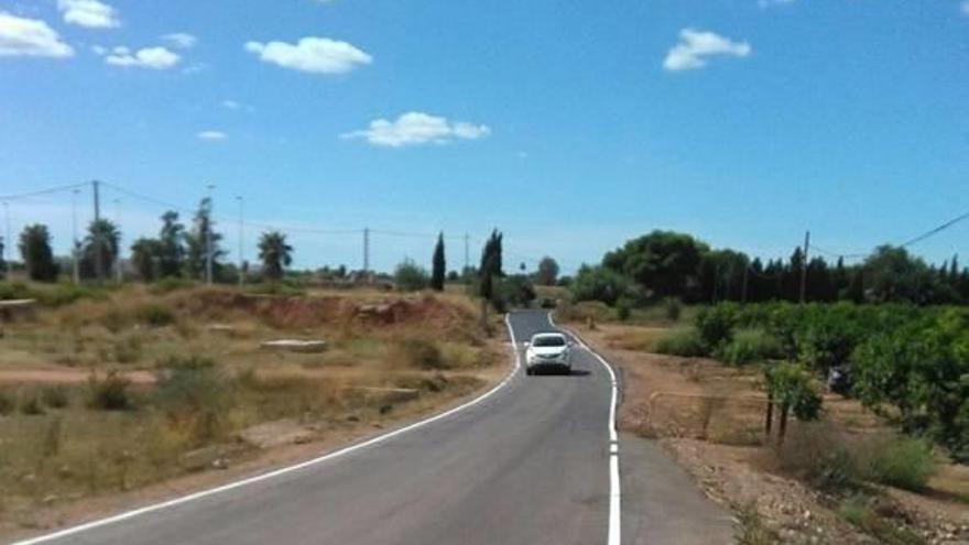 Moncofa completa el asfaltado de calles y caminos rurales del término municipal