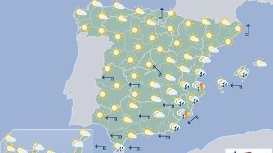 Cielos nubosos en el norte y despejados en el resto de Canarias