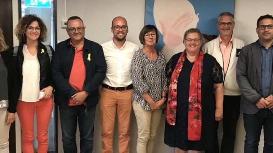 Els representants berguedans del Consell Comarcal que han viatjat a Suècia