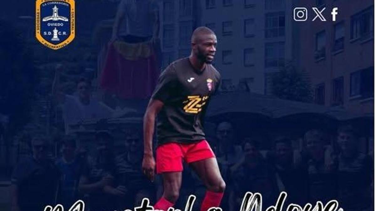 Moustapha Ndoye nuevo fichaje del SDCR Corredoria.