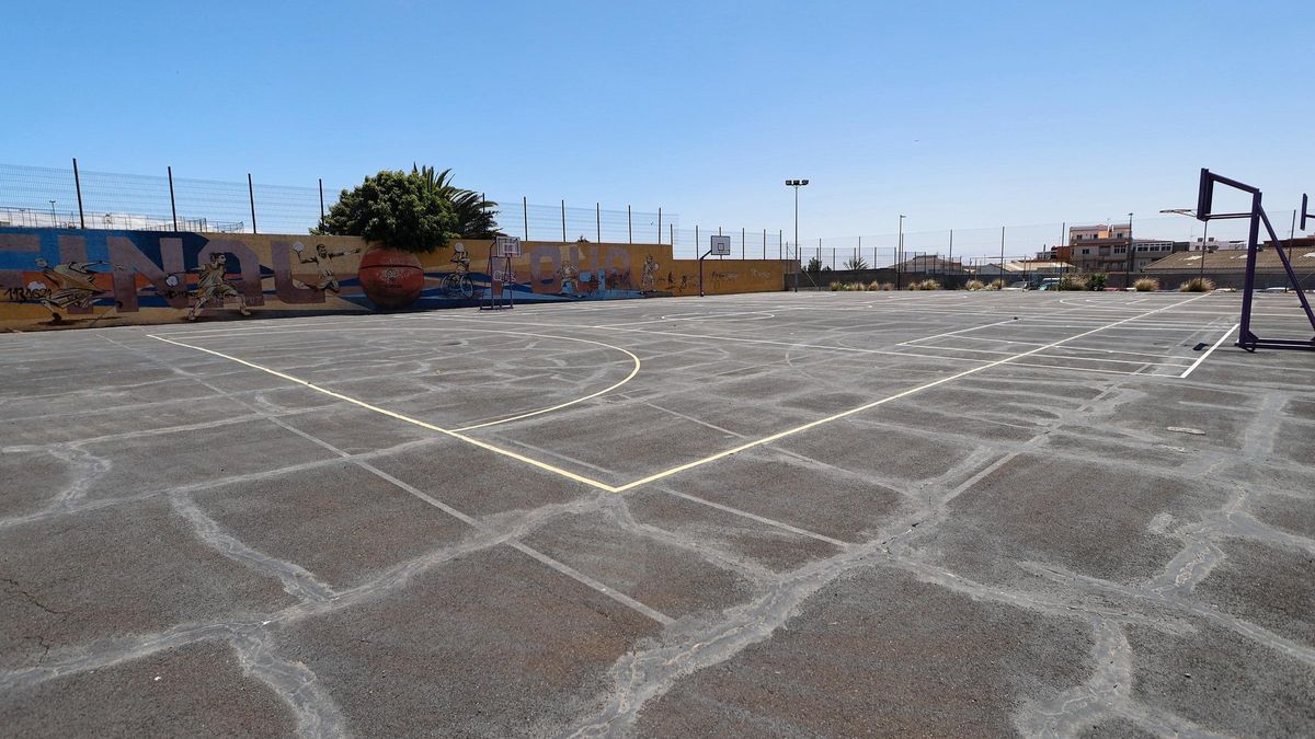 Cancha en la que irá parte de la ciudad deportiva del CB Canarias.
