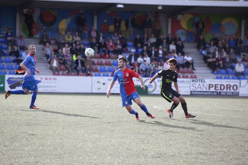 UP Langreo - Sporting B, en imágenes