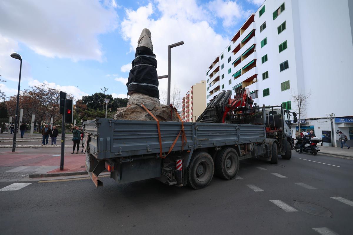 Galería: Todas las imagenes del traslado de la pagesa de Ibzia a su nueva ubicación