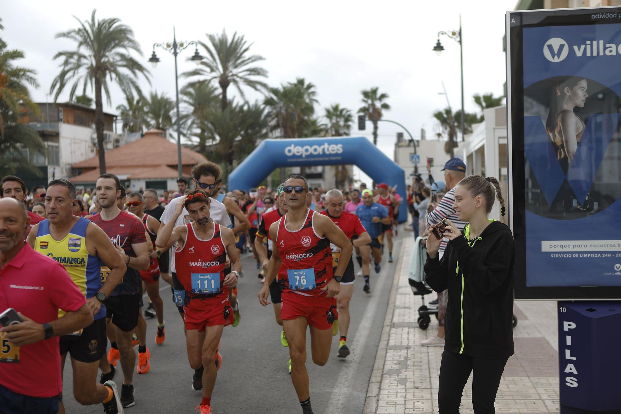 La media maratón Paraíso Salado de San Pedro del Pinatar, en imágenes