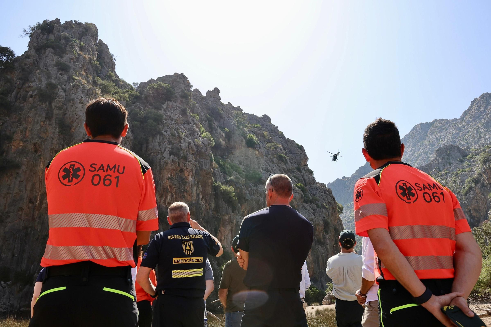 FOTOS | El simulacro de rescate en sa Calobra, en imágenes