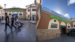 Aquí el antes y el después de la cubierta del mercado de Pere Garau: Més la tilda de “cutre”