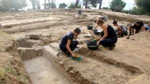 Imatges del jaciment de la vil·la romana del Collet de Sant Antoni de Calonge