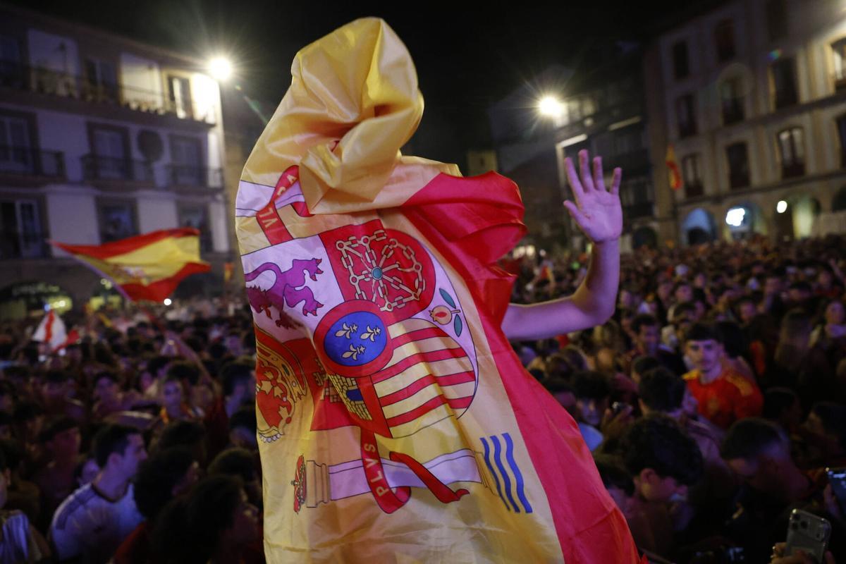 Las celebraciones del Mundial en Avilés, en imágenes