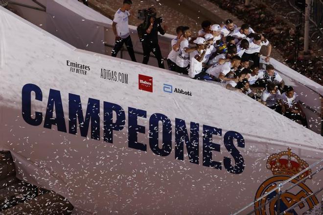 Las mejores imágenes de la celebración del título de Liga del Real Madrid