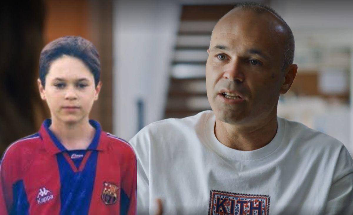 Iniesta, sobre sus primeras horas en La Masía.
