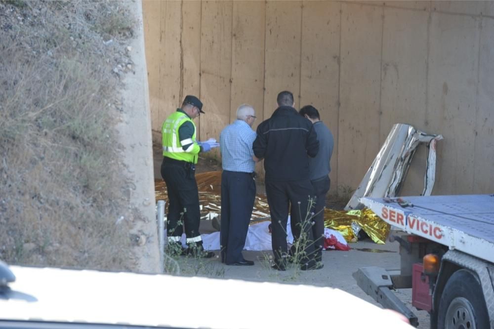 Grave accidente en la autovía Lorca-Águilas