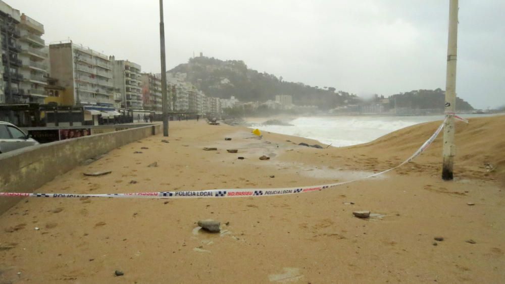 Temporal de vent i aigua a les comarques gironines