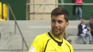 El enganchón entre el portero del Algeciras y la grada del CE Europa