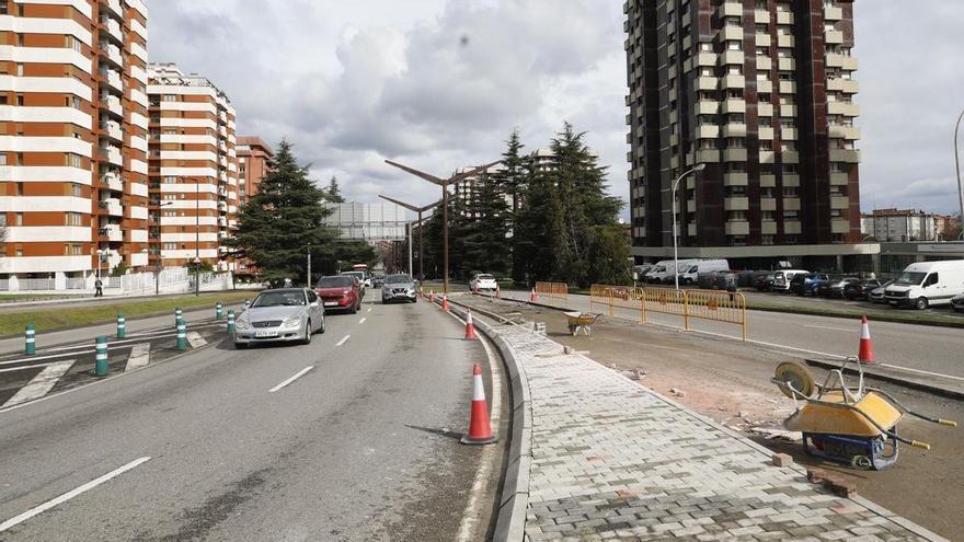 Avanza el carril bus de Constitución