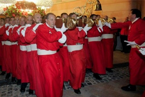 Procesión del traslado de los Apóstoles en Cartagena - Martes Santo