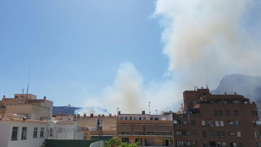 Alarma en Calp por un incendio