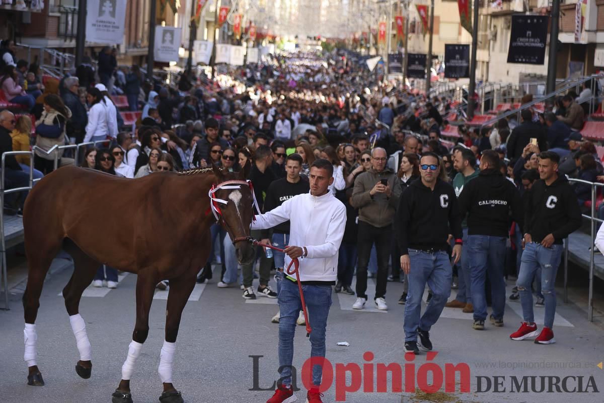 Concurso de caballo a pelo: pasacalles hasta el Hoyo en Caravaca
