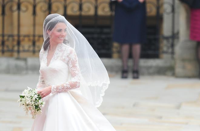 Kate Middleton el día de su boda con el príncipe Guillermo