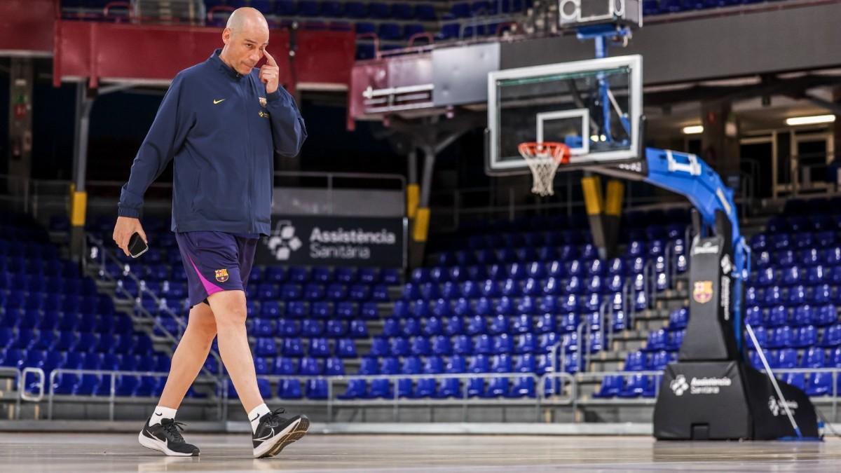 Joan Peñarroya, entrenador del Barça