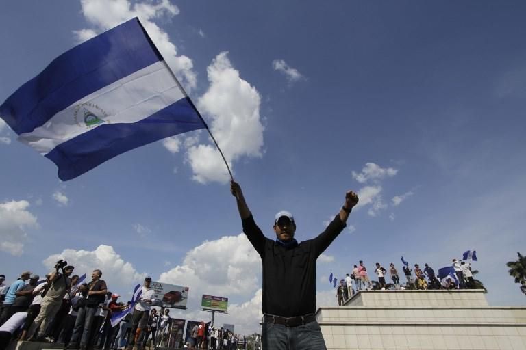 Multitudinaria marcha en Nicaragua