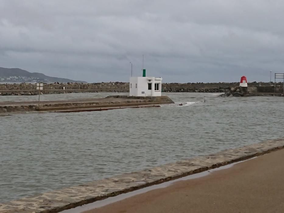 Estat de la mar durant el temporal