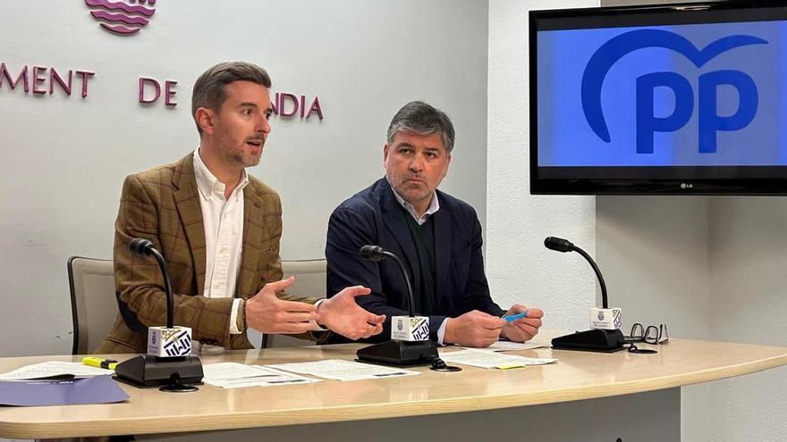 Víctor Soler y Guillermo Barber, en la rueda de prensa de esta mañana.
