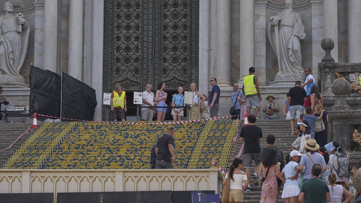 Primer día de rodaje de 'Enredados' en Girona