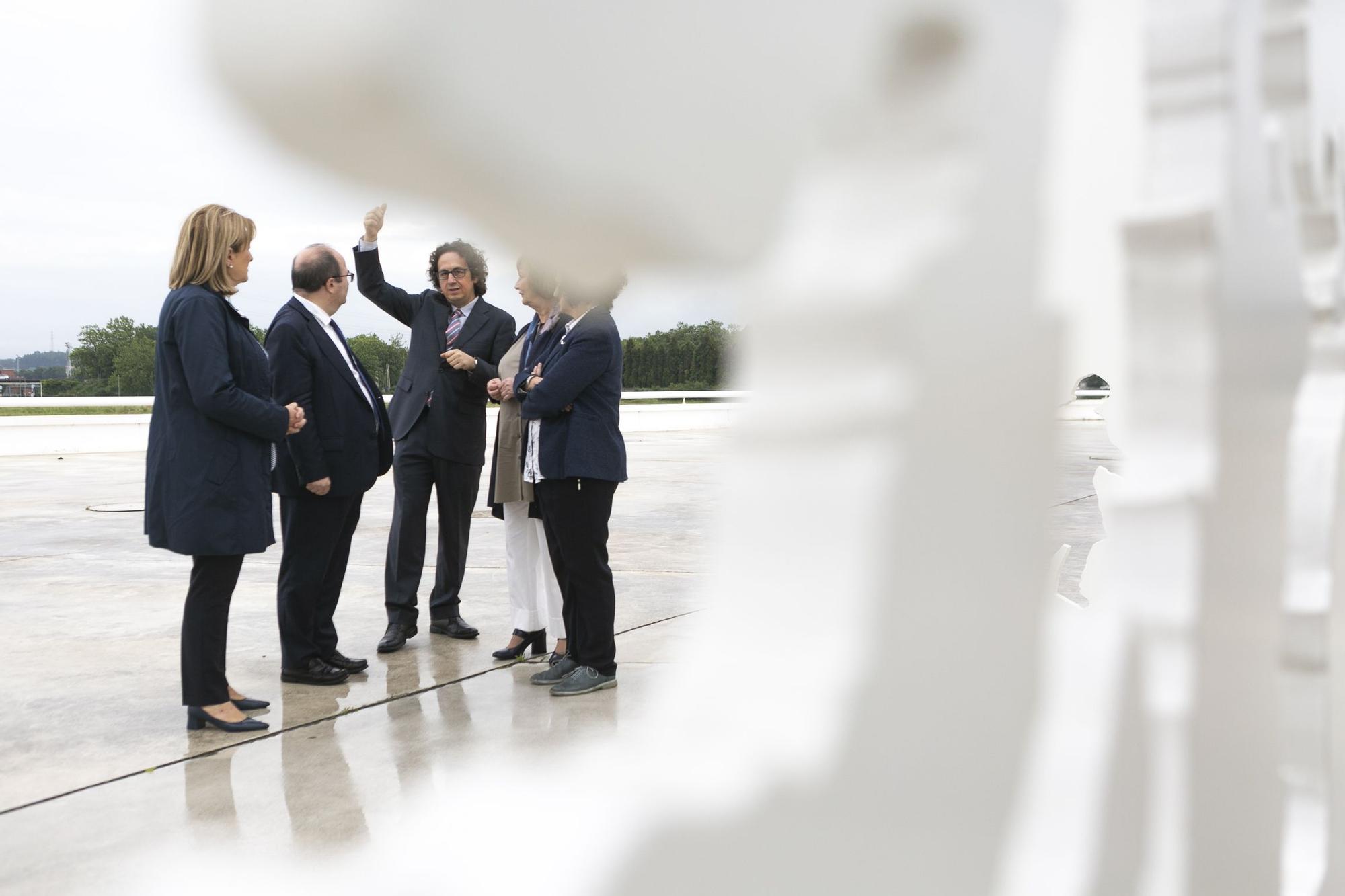 El Ministro de Cultura, Miquel Iceta, visita el Centro Niemeyer