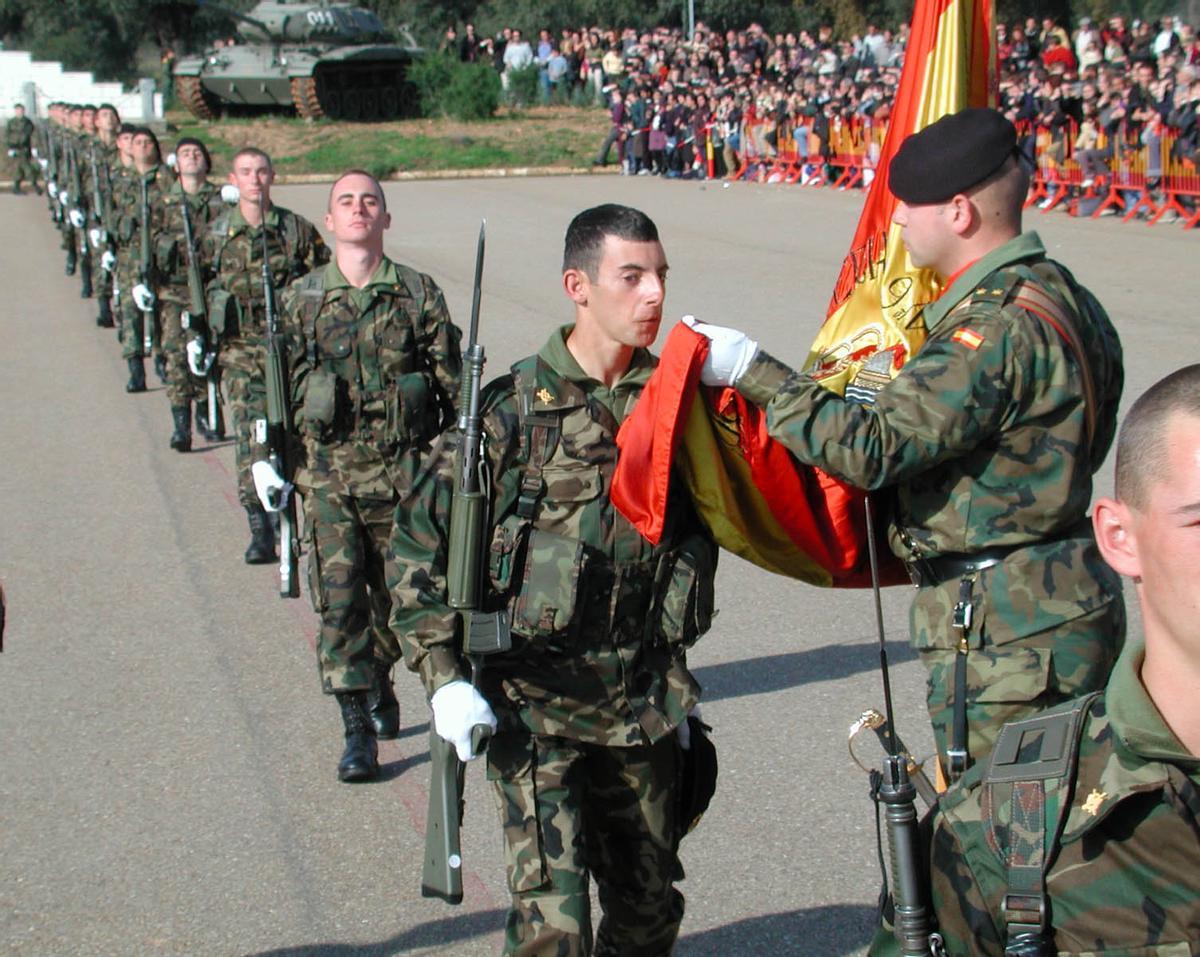 BADAJOZ 17/02/01 ULTIMA JURA DE BANDERA