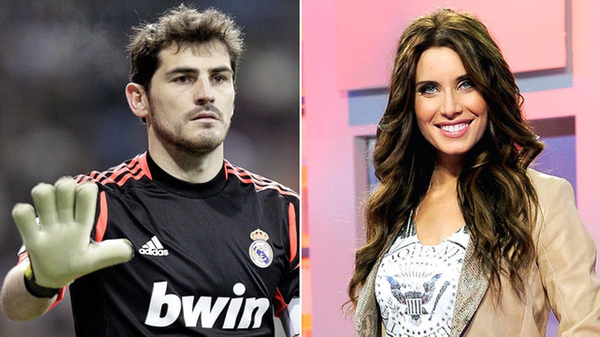 El portero madridista Iker Casillas y la presentadora y actriz Pilar Rubio