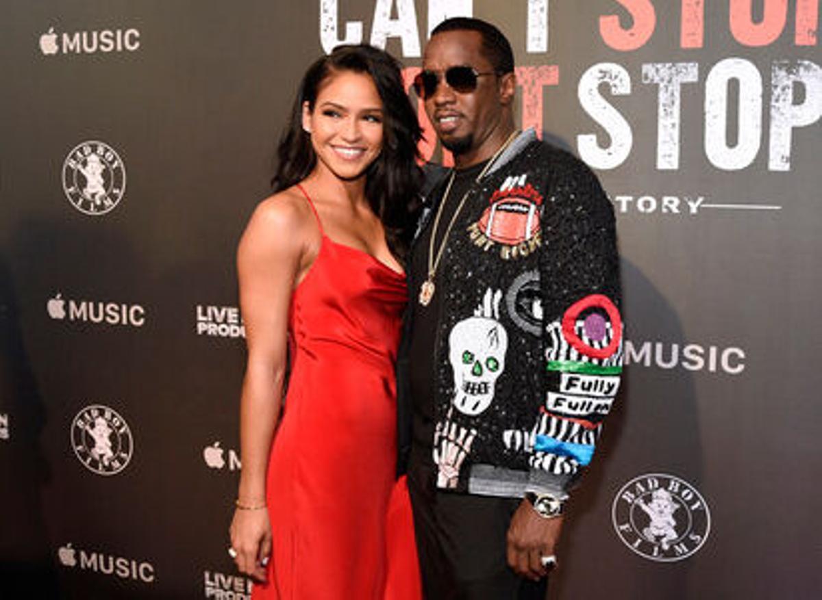 FILE - Cassie Ventura, left, and Sean "Diddy" Combs appear at the premiere of "Can't Stop, Won't Stop: A Bad Boy Story" on June 21, 2017, in Beverly Hills, Calif. (Photo by Chris Pizzello/Invision/AP, File) Associated Press/LaPresse. EDITORIAL USE ONLY/ONLY ITALY AND SPAIN