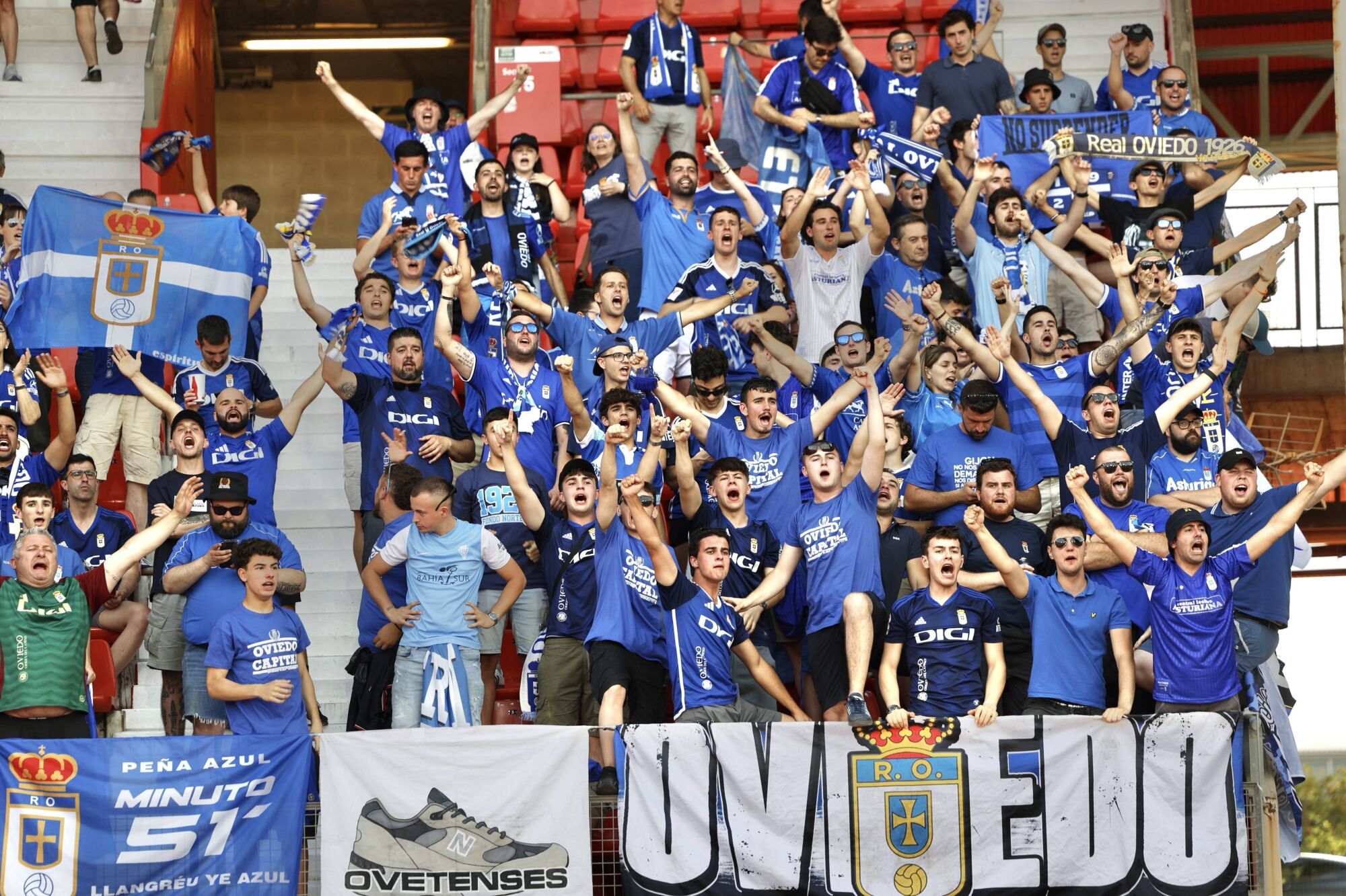 Así fue el primer partido del play-off entre el Almería y el Real Oviedo 