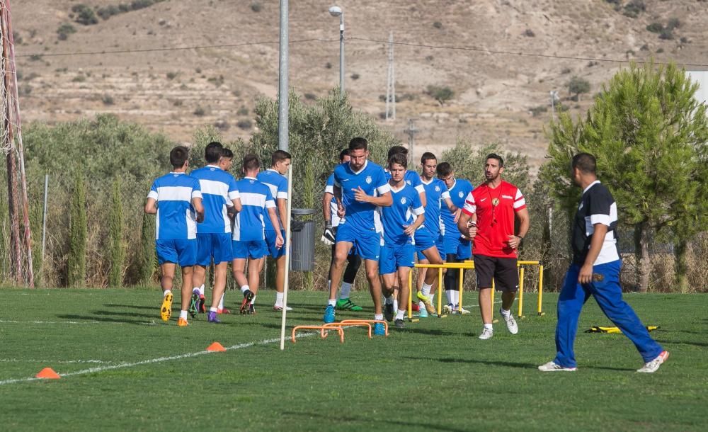 Primer entrenamiento del Hércules