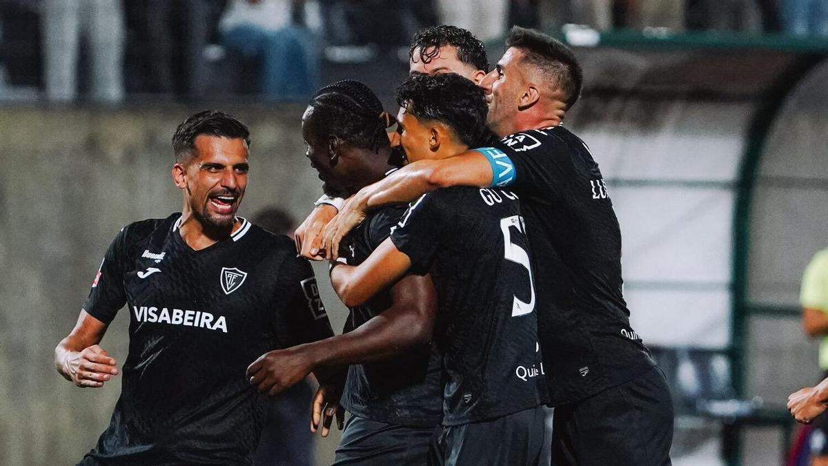 Bouldini, MVP y gol de la victoria con el Académico de Viseu