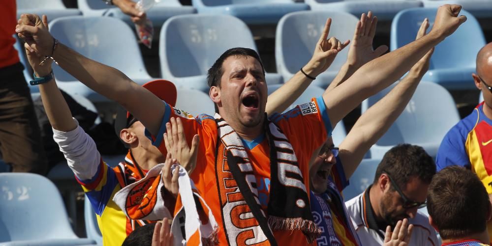 La afición del Valencia no falla en Getafe