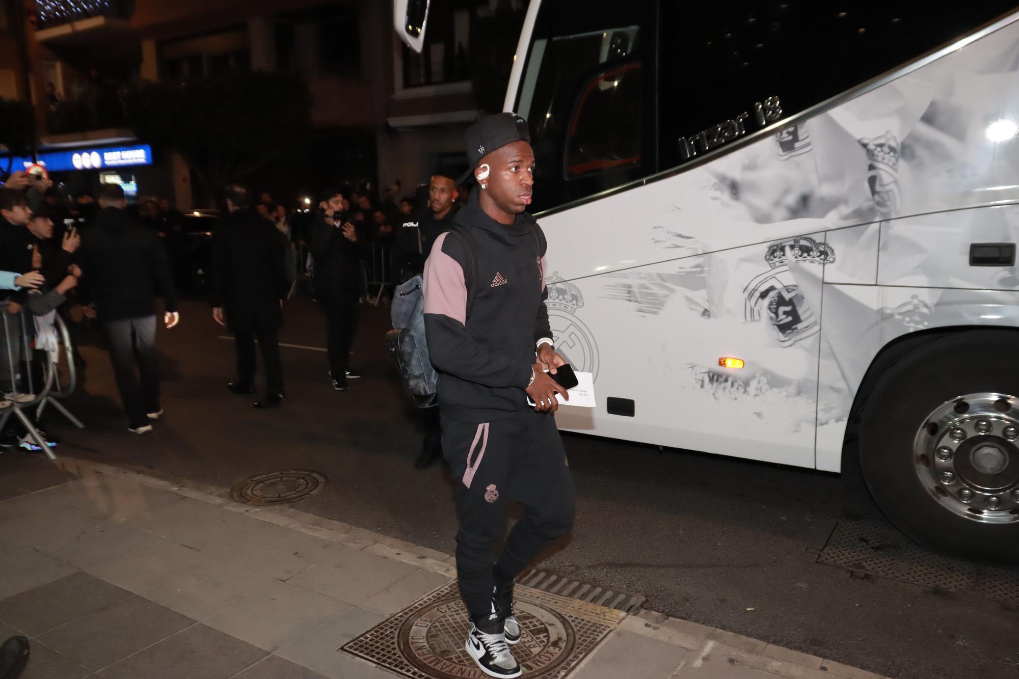 Así ha sido la llegada del Real Madrid a Castelló