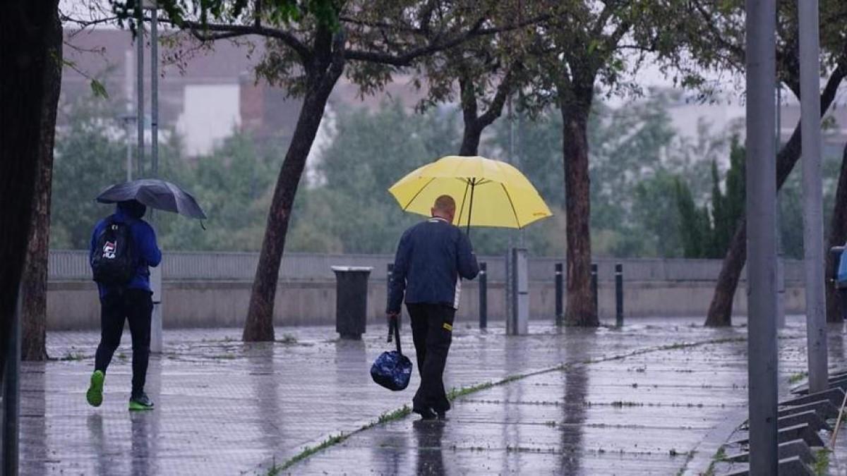 Un día de lluvia en Córdoba.