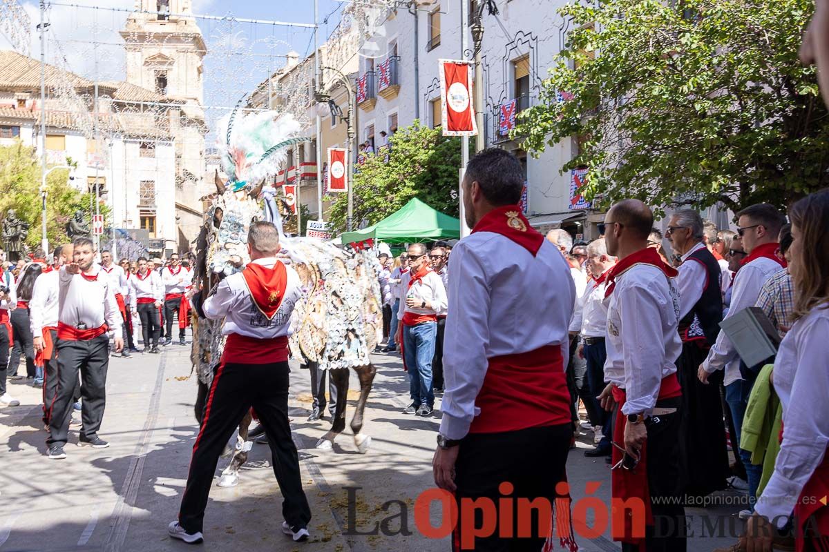 Recorrido Caballos del Vino día dos de mayo en Caravaca