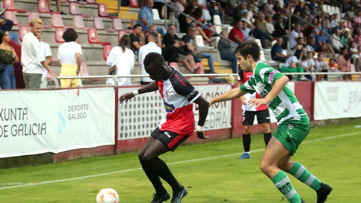 Sylla es uno de los jugadores que no llega a 100% a la cita en Abegondo.