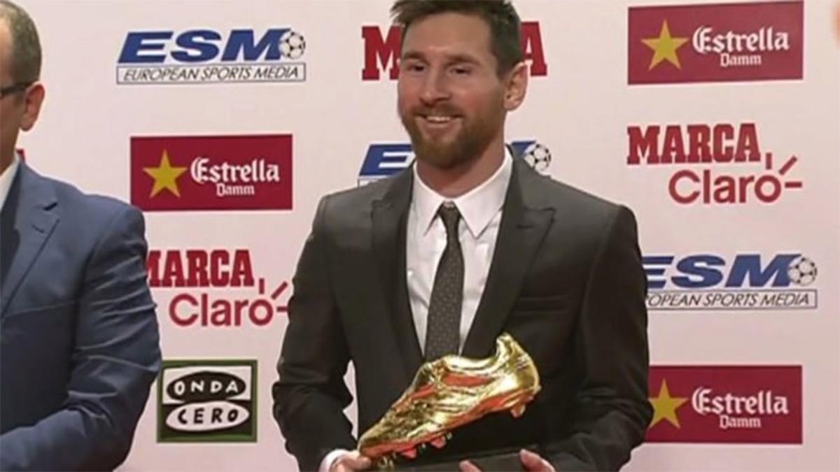 Leo Messi ya tiene su cuarta Bota de Oro