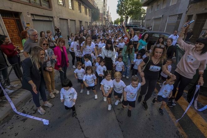 Carrera solidaria contra la leucemia infantil en el colegio San José de Calasanz de