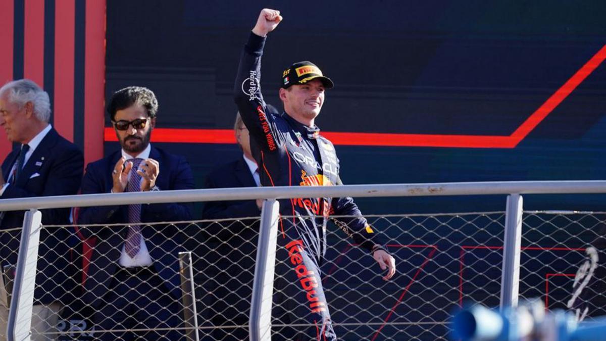 Verstappen celebra el triomf al GP d’Itàlia. | EUROPA PRESS