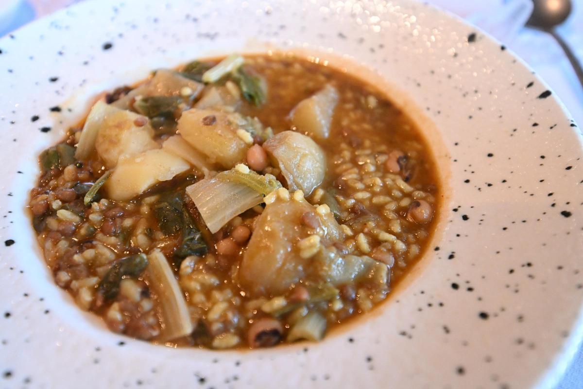 Arroz claro de los tres puñaos.