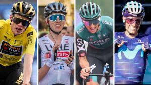 Jonas Vingegaaard, Tadej Pogacar, Jai Hinley y Enric Mas, cuatro de los favoritos del Tour 2023.