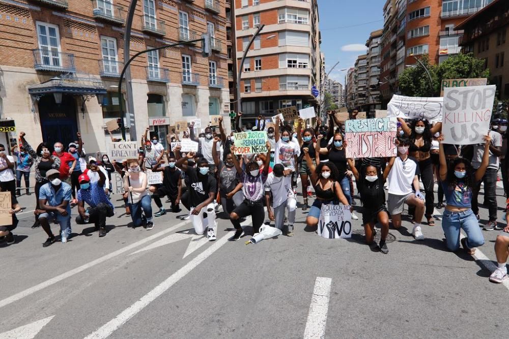 Protesta contra el racismo en Murcia