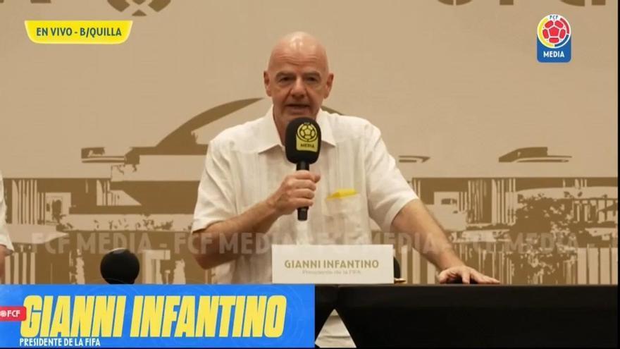 Gianni Infantino afirma que tiene confianza total en México para el Mundial, pese a violencia
