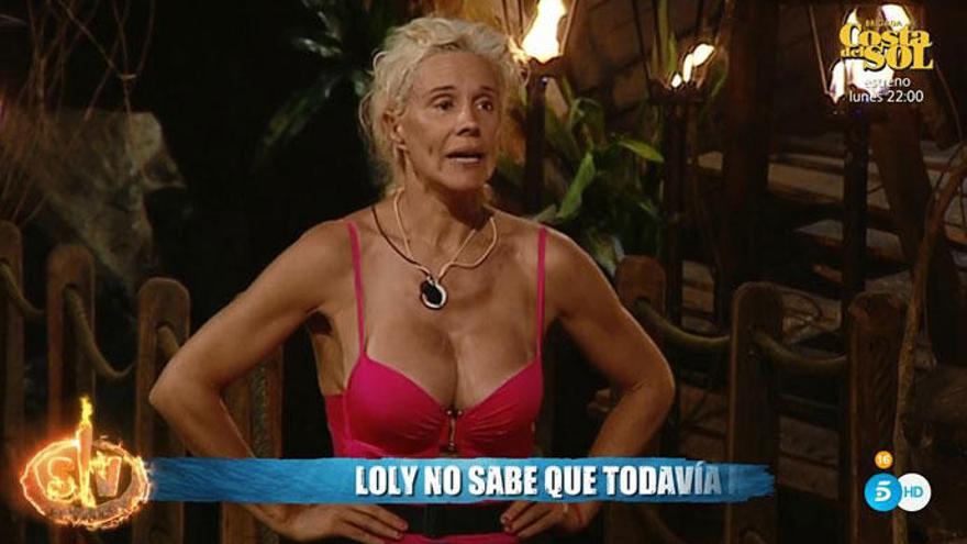 Loly, durante su expulsión de &#039;Supervivientes 2019&#039;