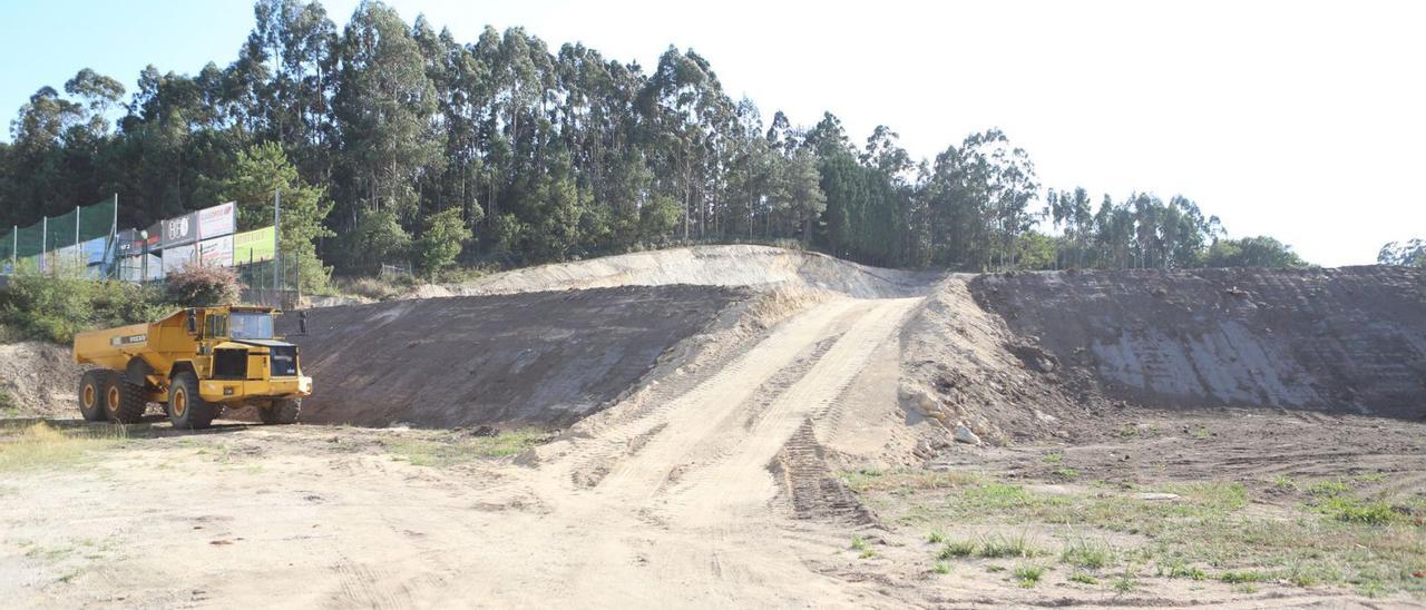 Estado de los terrenos ya preparados en el entorno de la Agasp. |   // BERNABÉ/ANA AGRA